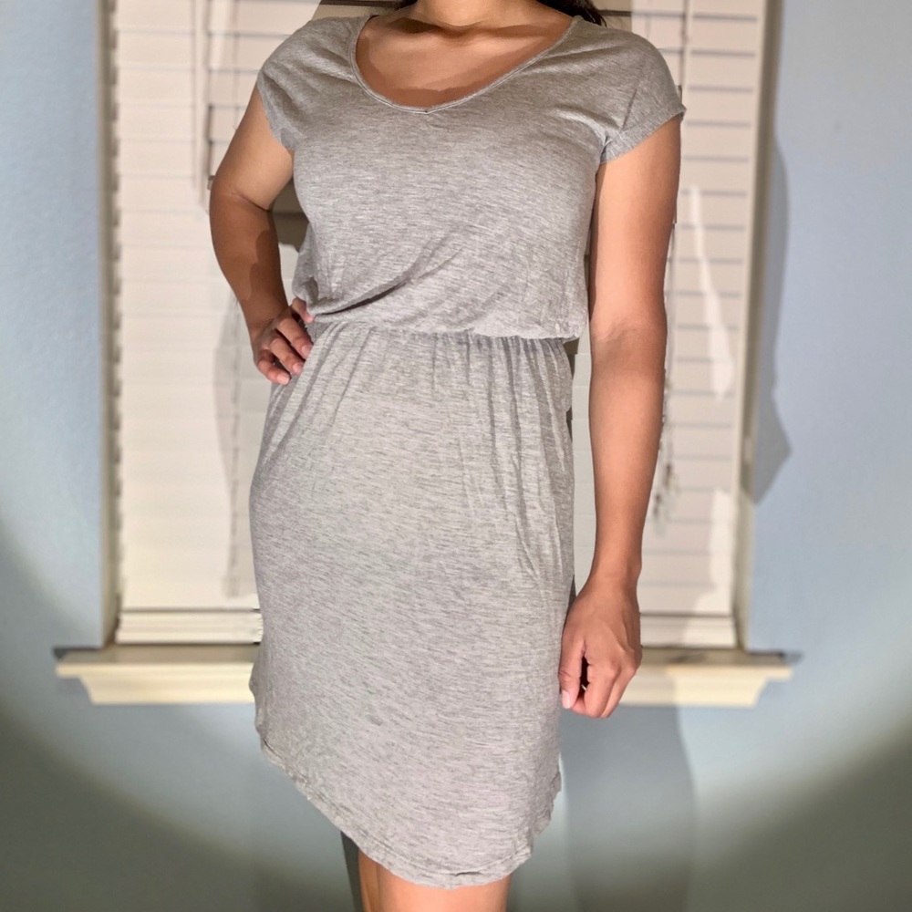 Grey T-Shirt Dress